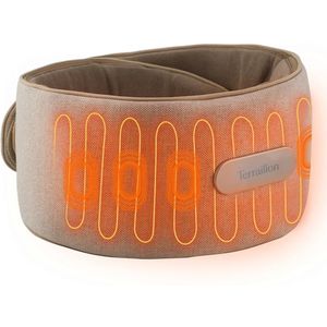 Terraillon - 15405 - Infrarood Rug- en Buikmassage Gordel - Beige - Vibratie & Compressie Massage