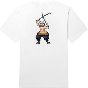 Inosuke T-shirt wit Demon Slayer Maat XL