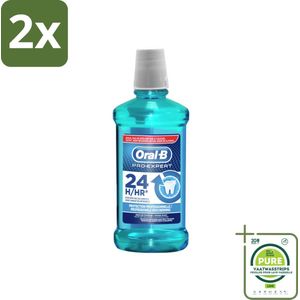 Oral-B - Pro-Expert – Mondwater – 500 ml - Voordeelverpakking - 2 stuks - Mondwater - Tandplak