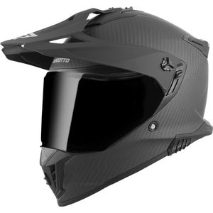 Bogotto FG-601 Carbon 6K - Enduro Helm - Zwart