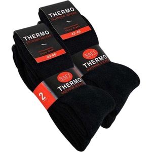 Naft thermosokken zwart 6 paar - 39/42