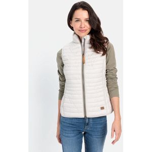 camel active Gewatteerd vest gemaakt van gerecycled polyamide - Maat womenswear-52 - Wolwit
