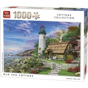 Old Sea Cottage - Cottage Collection Vuurtoren-King Legpuzzel 1000 Stukjes (68 X 49 Cm)