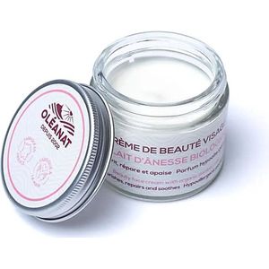 Gezichtscrème - Biologisch - Hypoallergeen - 50 ml - Ezelinnenmelk