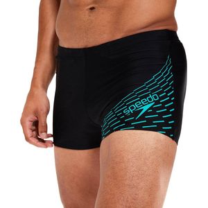 Speedo Hyper Boom Splice Brief Zwart/Groen Heren Sportzwembroek - Maat 7