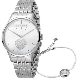 Esprit ES1L026M0225 horloge dames - zilver - edelstaal