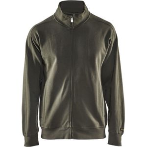 Blaklader Sweatshirt lange rits 3349-1048 - Army Groen - XXL