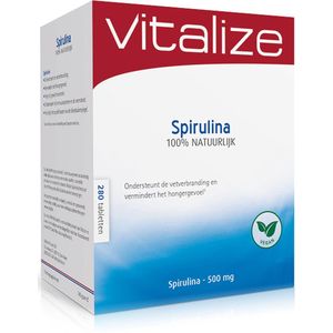 Vitalize - Spirulina - 500 mg - Natuurlijk - Superfood