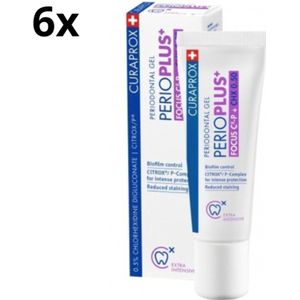 Curaprox Perio Plus Focus Tandgel - 6 x 10 ml - Voordeelverpakking