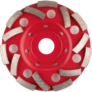 Parkside Diamant Komschijf - Schurend - Toepassing: natuursteen, beton, metselwerk, dekvloer, tegellijm - Diameter: 125 mm - Boring: 22,23 mm - Geschikt voor alle gangbare haakse slijpers - Met boring – geschikt voor gebruik met afzuigkappen