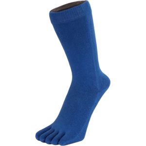TOETOE Everyday Mid-Calf effen teensokken - Blauw - 35-46 - Teensokken