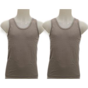 Embrator 2-stuks Jongens Hemdje licht grijs maat 104/110