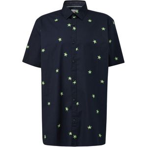 Overhemd - Bloemenprint - Katoen - Regular Fit - Kwartmouw