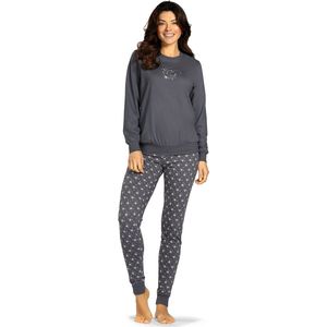 Comtessa - Dames pyjama - 100% katoen - Grijs - Maat 48