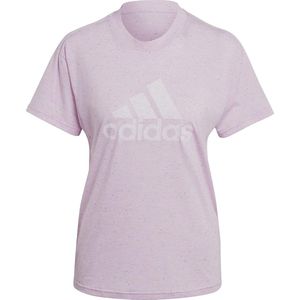 Adidas W WINRS 3.0 Tee Dames T-shirt (Maat S) Licht paars/Roze - Sport