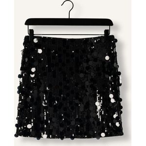 My Essential Wardrobe Luckymw Skirt Dames - Korte rok - Zwart - Maat XL