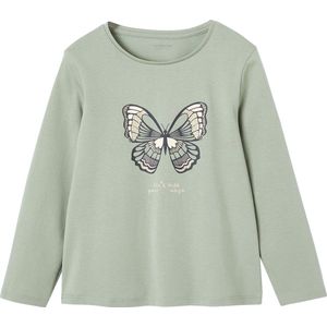 Vertbaudet - T-shirt - Meisjes - Lange Mouwen - Met Glitterdetails