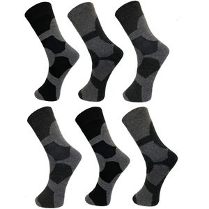 6 paar Samtex badstof THERMO sokken 43-46