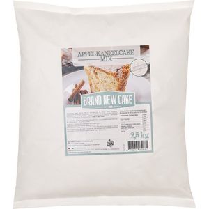 BrandNewCake® Appel/Kaneelcake-mix 2,5kg - Bakmix Glutenvrij