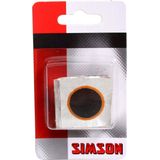 Simson Kv Binnenbandplakkers 25mm 8 Stuks Rood/zwart