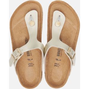 Birkenstock Gizeh Kids Slippers Electric Metallic Copper Regular-fit | Goud | Imitatieleer | Maat 34 | 1012525