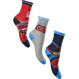 Disney - sokken Disney Cars 3 paar- jongens- maat 23/26