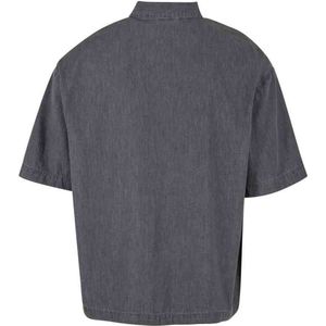 Urban Classics - Lightweight Denim Overhemd - 3XL - Grijs