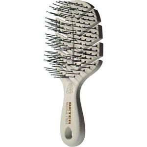 Mini detangler borstel met natuurlijke vezels - Beige