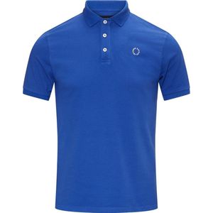 Blue Black Amsterdam Heren Polo Lars - Kobalt Blauw - Maat S