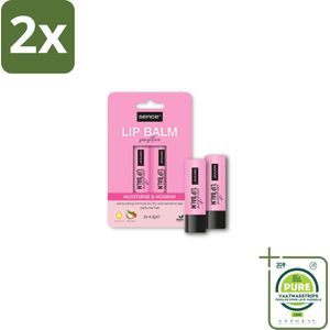Sence Lippenbalsem Sensitive 2 stuks per verpakking - Voordeelverpakking - 2 stuks - Lippenbalsem - Voedend lippenbalsem