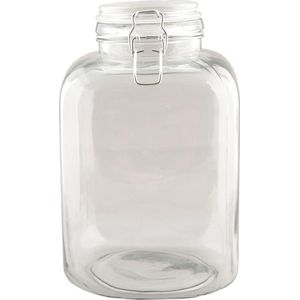 6GL0955 - Voorraadpot - Doorsnede/hoogte: 15 x 25 cm - glas - Transparant