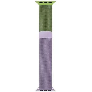 Beline pasek Apple Watch Steel 38/40/41mm green/purple