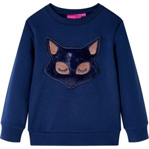 vidaXL - Kindertrui - 116 - marineblauw