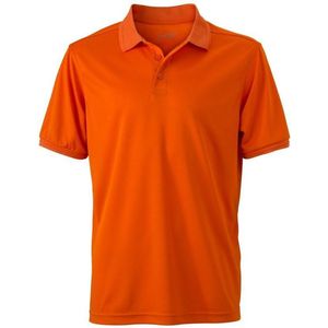 James and Nicholson Heren Actief Polo (Donker Oranje)