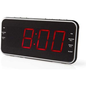 Lexium Wekkerradio Op Netstroom - Klokradio - Wekkerradio - Klokradio Met Wekker - Wekkerradio Dab - Wekker Dab Radio