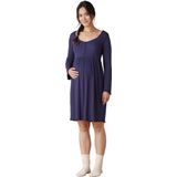 Envie de fraise - Zwangerschapsnachthemd - Gebreid - Pointelle - Sweetheart Halslijn