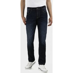 camel active Regular Fit 5-Pocket katoenen Jeans - Maat menswear-35/34 - Dunkelblauw