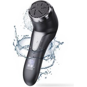 Oplaadbare Elektrische Voetvijl met 3 Slijpkoppen - Waterdichte Voetslijpmachine voor Efficiënte Huidverzorging