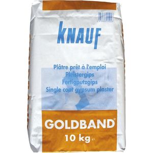 Knauf - Goldband - Gipsmortel - 10 kg - Voor Binnenpleisters