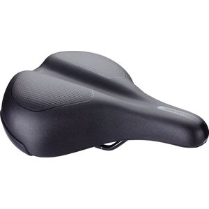 BBB Cycling ComfortPlus Relaxed Fietszadel – Ontspannen Fietshouding Zadel – Synthetisch Fietszadel – Zwart – BSD-102