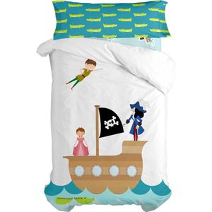 Dekbedovertrek set HappyFriday Mr Fox Flying boy Multicolour Bed van 105 2 Onderdelen