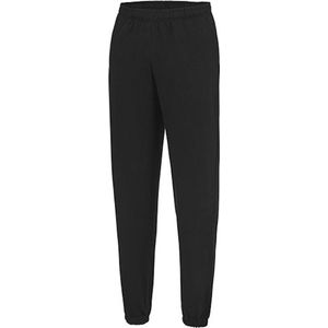 College Cuffed Joggingsbroek met elastische taille Jet Black - L