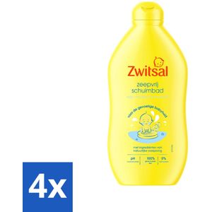 Zwitsal - Babyverzorging - Zeepvrij Schuimbad - Voor de Gevoelige Babyhuid - 400 ml - Voordeelverpakking - 4 stuks