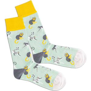 DillySocks Sokken Baboon Tree maat 36-40