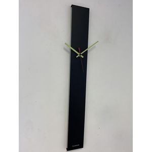 Wandklok CHANTALBRANDO SUMMIT BLACK MODERN DESIGN = ZWART