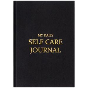 Consumerce® 5 Minute Selfcare Journal - Zwart - 160 Pagina's - Mindfulness Werkboek Oefenboek – Gratitude Doeboek Kaarten – Dankbaarheidsdagboek – Dankbaarheid Dagboek Notebook – Selfcare Zelfzorg – Zelfliefde Self Care Diary - Stress Depressie