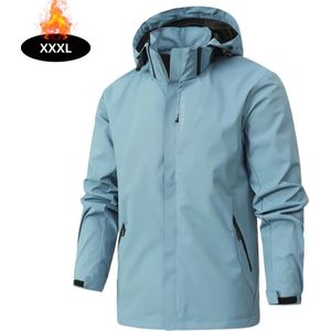 Livano Windjas Heren - Parka - Lente & Herfst - Jas - Volwassen - Windjack - Windbreaker - Outdoor - Hemelsblauw - S