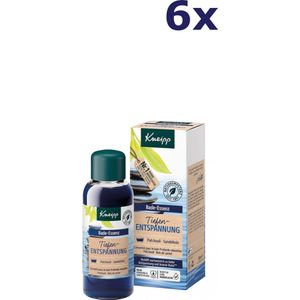 6x Kneipp badolie 100ml deep-relaxation
