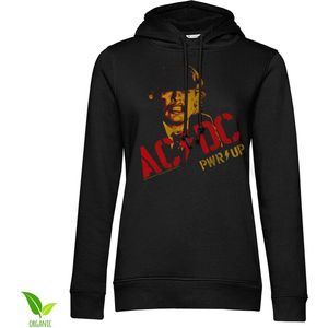 AC/DC Damen Angus Young Pwr Up Girly Hoodie PS-57-ACDC016-H56-12 Black-S
