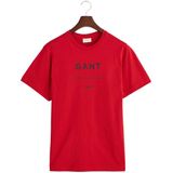 GANT - Crew Neck T-shirt - Katoen - Wit